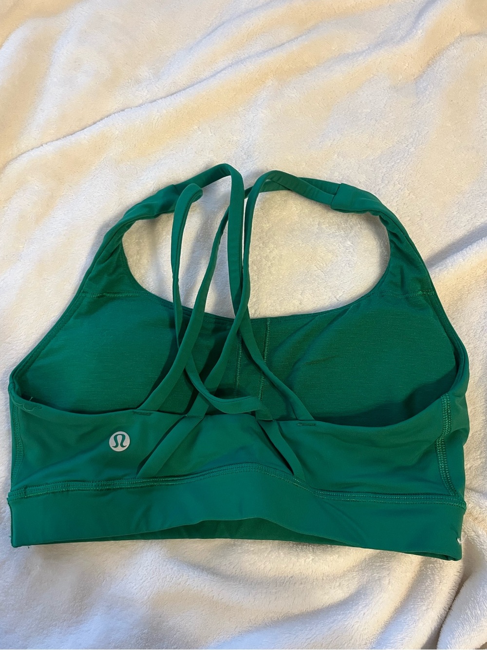 Lululemon dark bright green energy sports bra💚